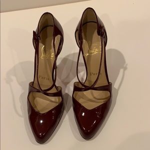 Christian Louboutin patent leather pump
